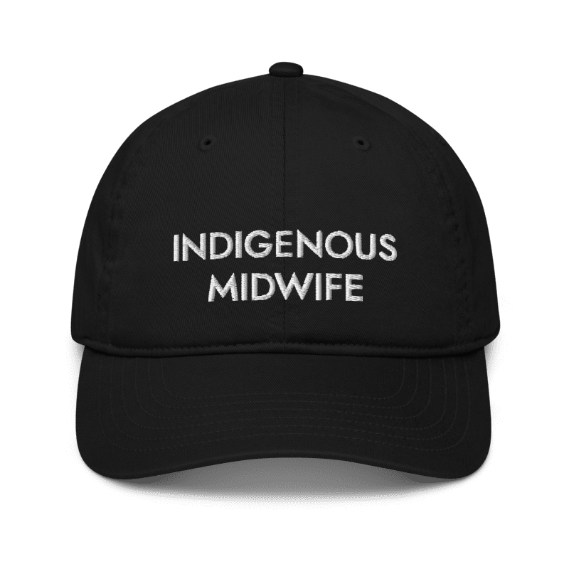 Organic Cotton Embroidered Baseball Cap — Customizable Text, Various Colours