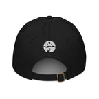 Organic Cotton Embroidered Baseball Cap — Customizable Text, Various Colours