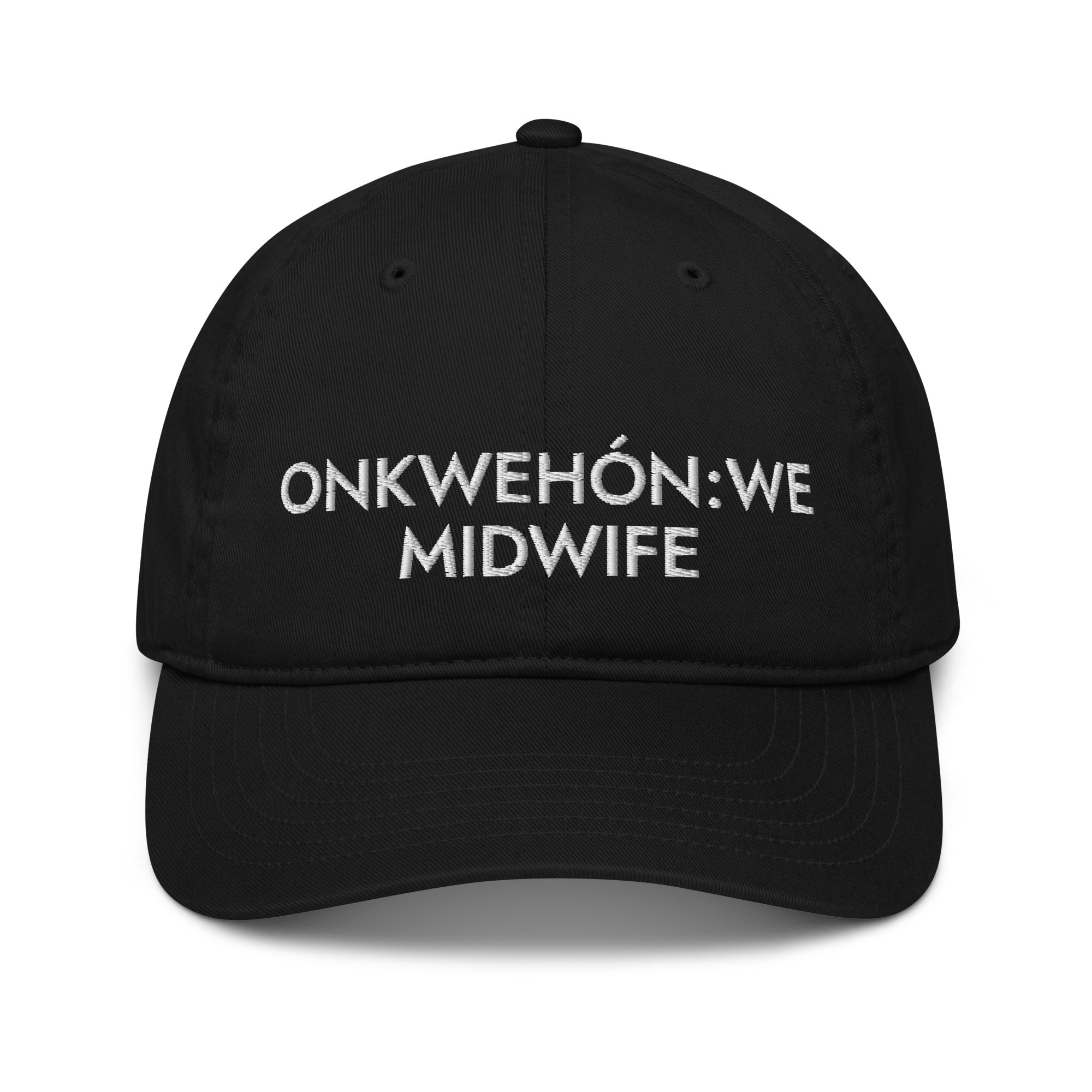 Organic Cotton Embroidered Baseball Cap (customize your Nation!) — Various Colours