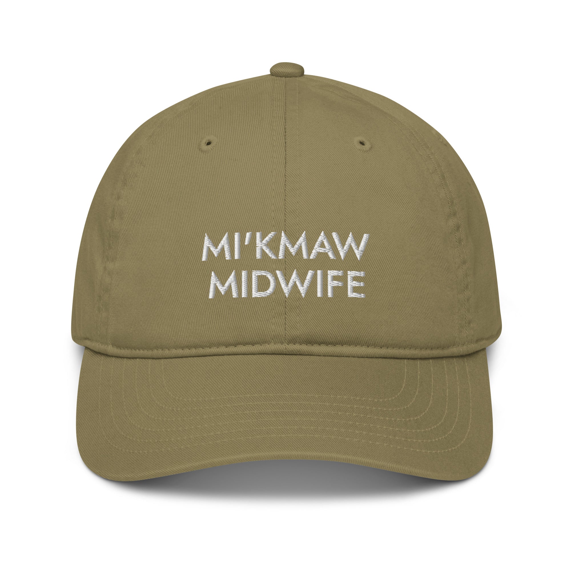 Organic Cotton Embroidered Baseball Cap (customize your Nation!) — Various Colours
