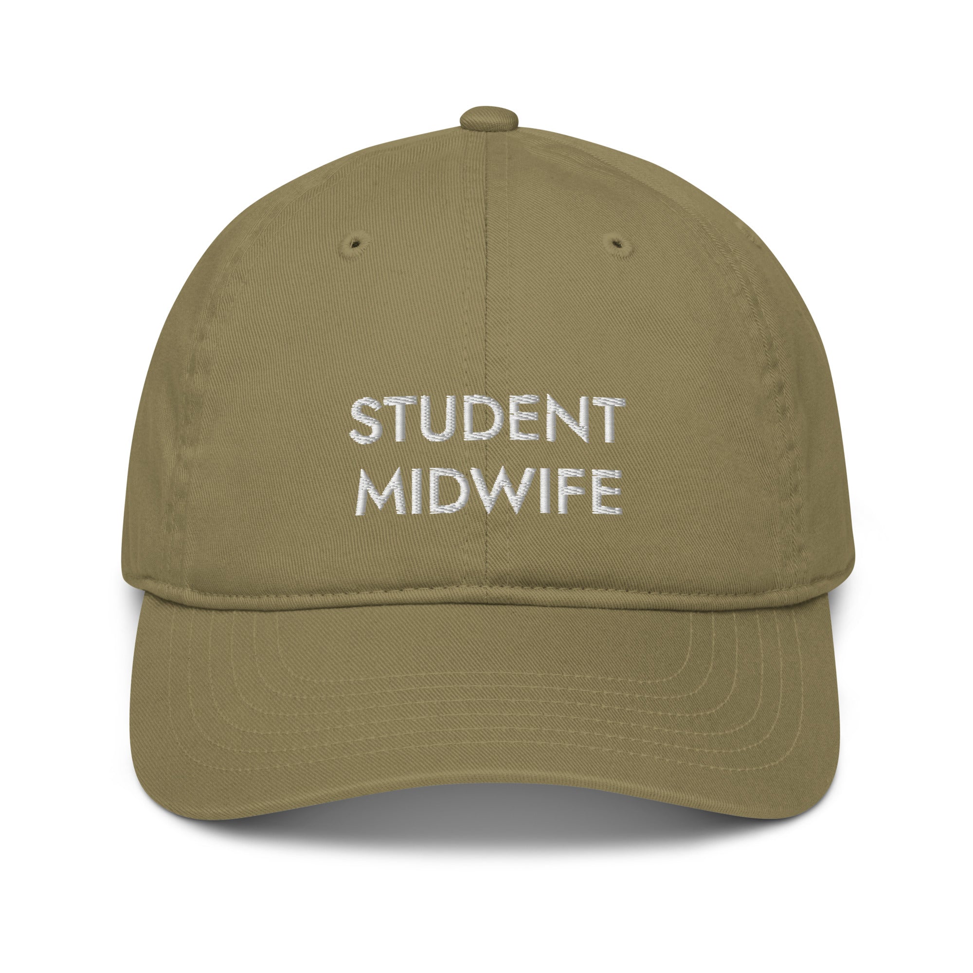 Organic Cotton Embroidered Baseball Cap (customize your Nation!) — Various Colours