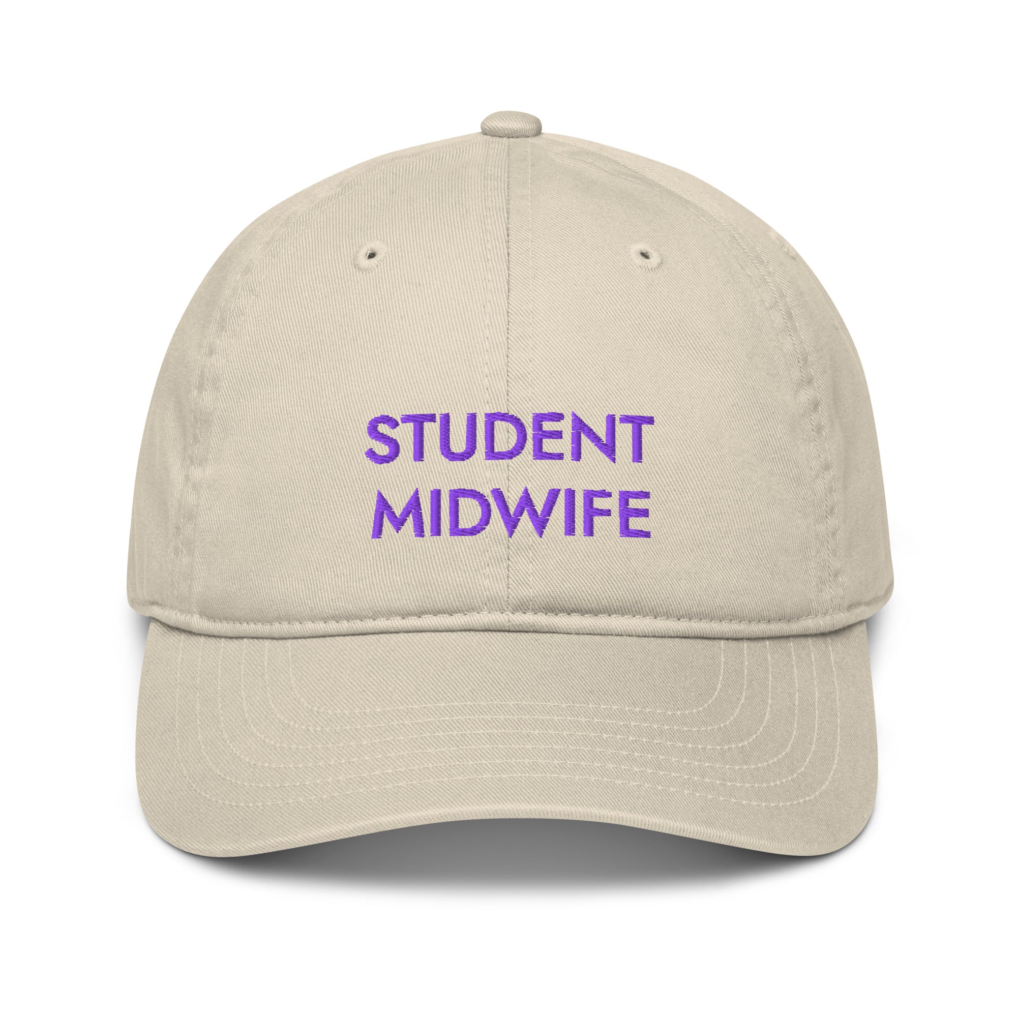 Organic Cotton Embroidered Baseball Cap (customize your Nation!) — Various Colours
